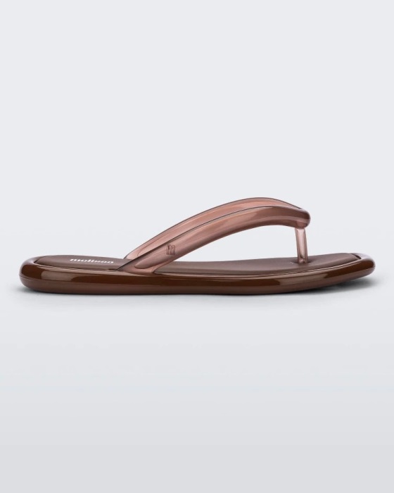 Melissa Airbubble Flip Flop Brown