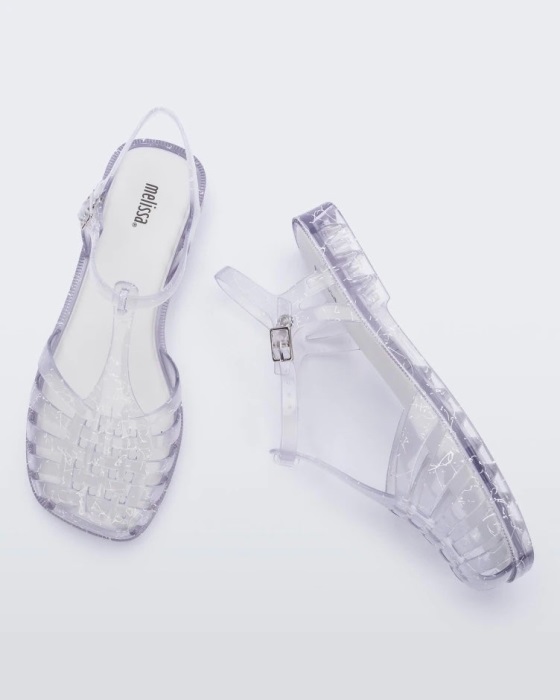 Melissa Aranha Quadrada II Clear-White