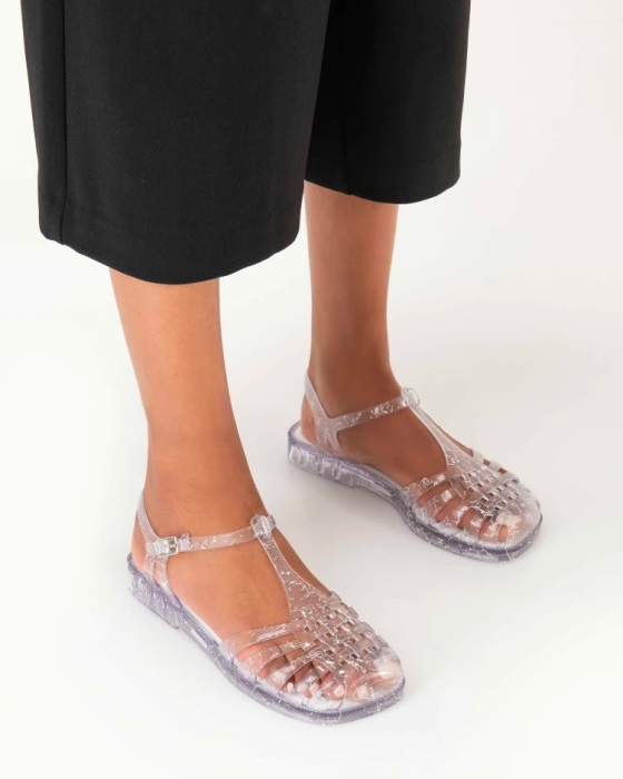 Melissa Aranha Quadrada II Clear-White