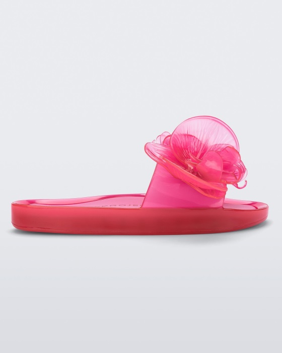 Melissa Beach Slide Flower Y/Project Pink
