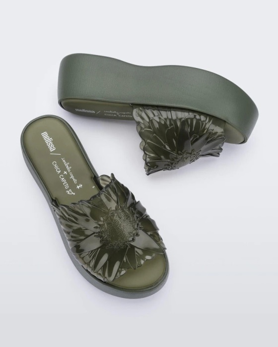Melissa Becky Panc Isabela & Chica Capeto Slide Green