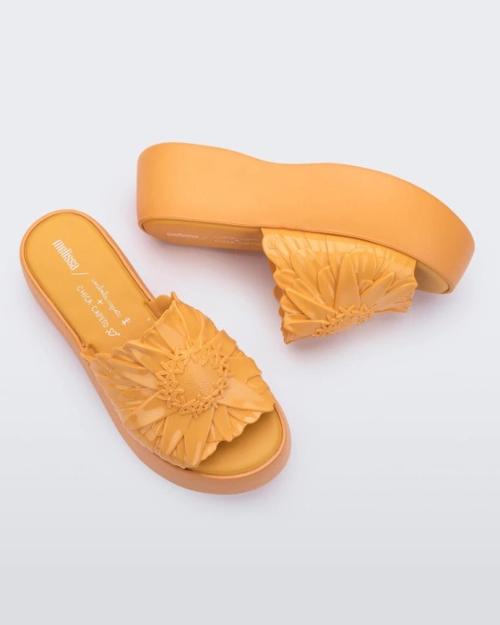 Melissa Becky Panc Isabela & Chica Capeto Slide Yellow