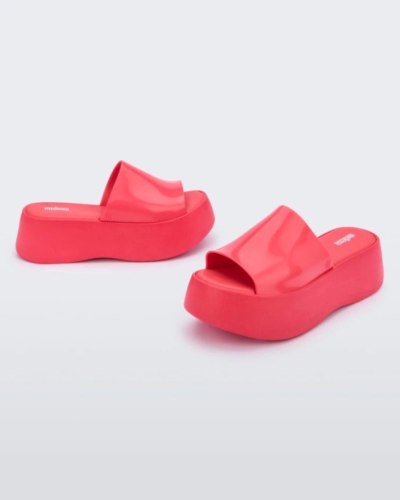 Melissa Becky Slide Platform Bright Pink