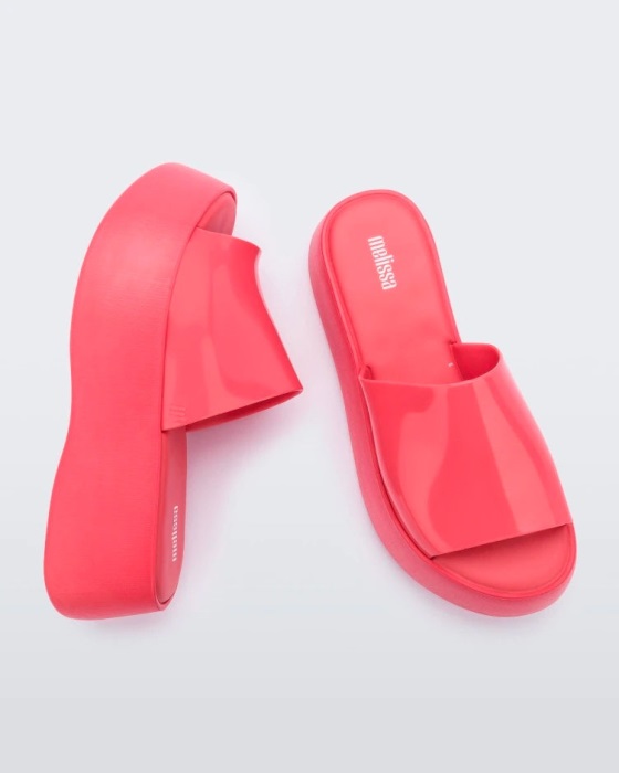 Melissa Becky Slide Platform Bright Pink