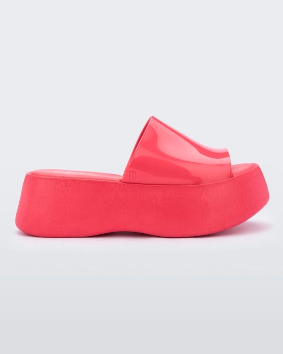 Melissa Becky Slide Platform Bright Pink