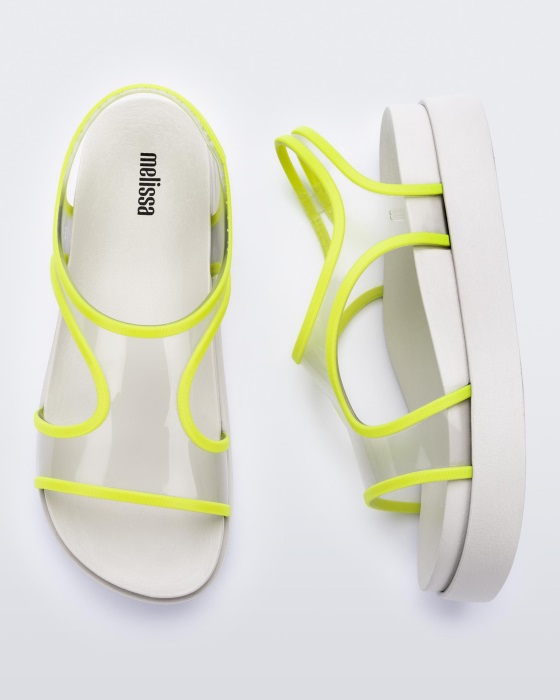 Melissa Bikini Platform Sandal Beige-Green