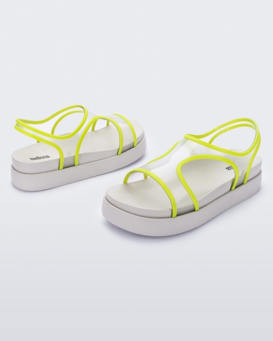 Melissa Bikini Platform Sandal Beige-Green