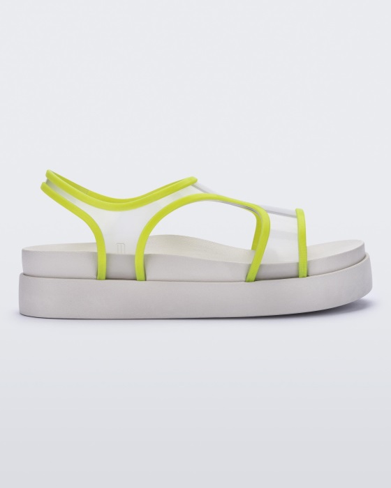 Melissa Bikini Platform Sandal Beige-Green