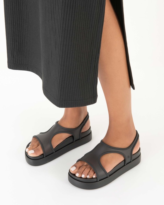 Melissa Bikini Platform Sandal Black