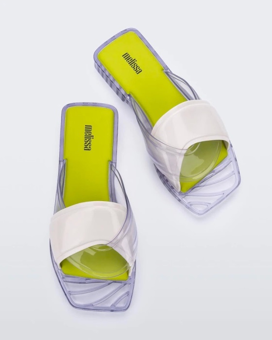 Melissa Brigitte Clear-White-Yellow