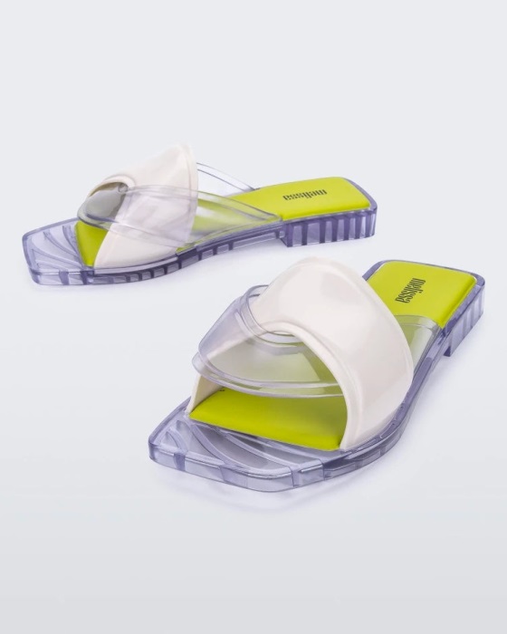 Melissa Brigitte Clear-White-Yellow