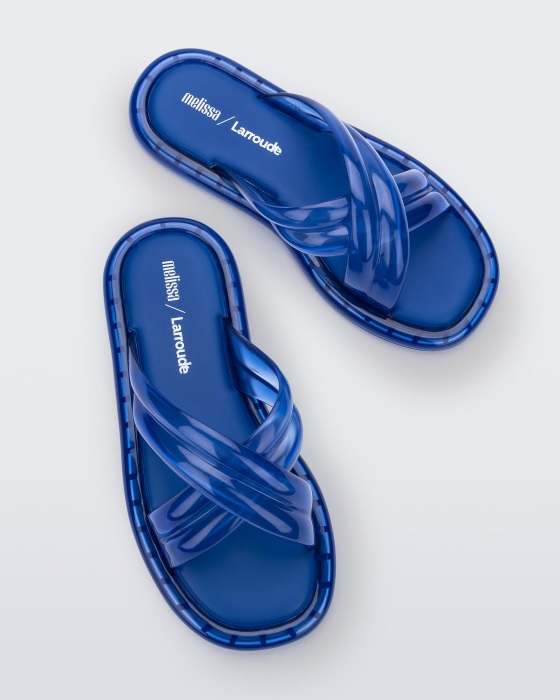 Melissa Cali Slide Larroude Blue