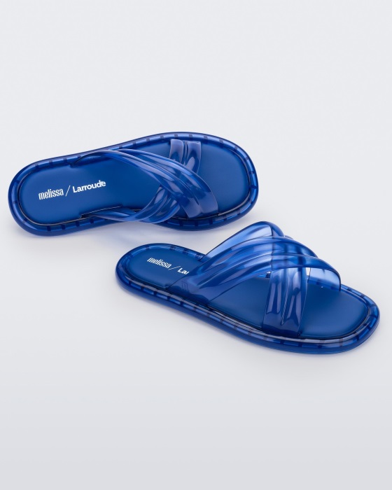 Melissa Cali Slide Larroude Blue