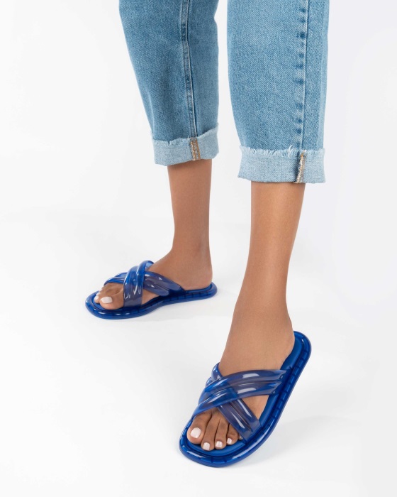 Melissa Cali Slide Larroude Blue