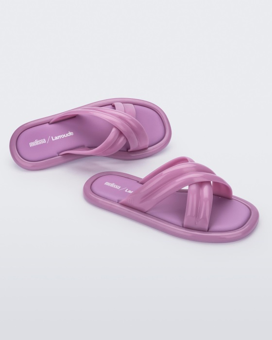 Melissa Cali Slide Larroude Lilac