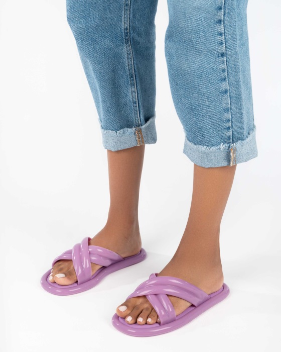 Melissa Cali Slide Larroude Lilac