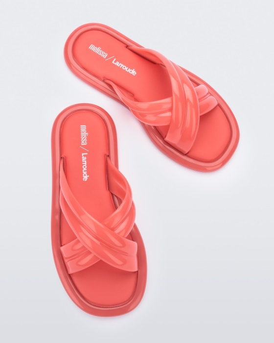 Melissa Cali Slide Larroude Red