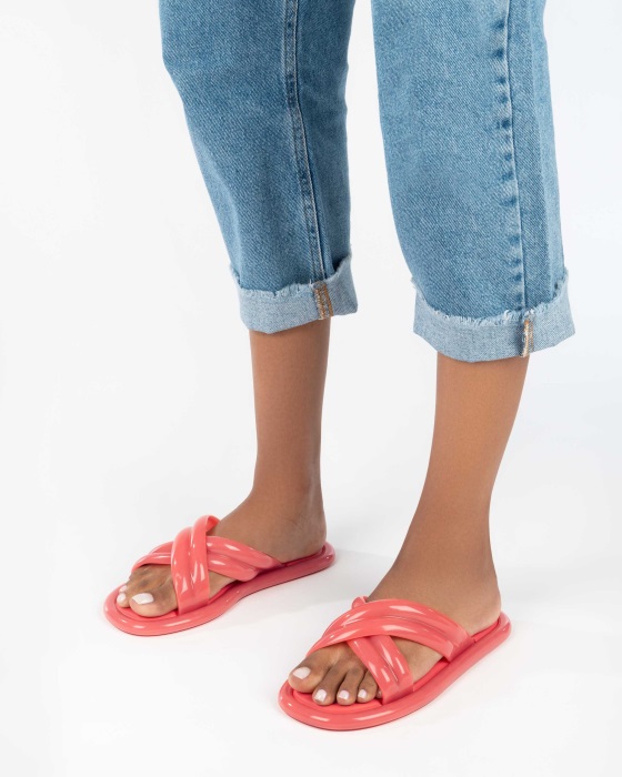 Melissa Cali Slide Larroude Red