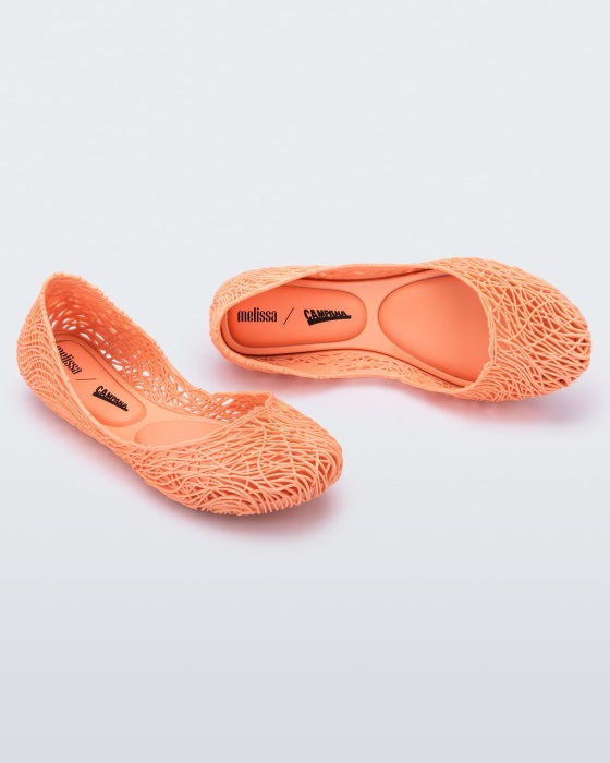 Melissa Campana Flow Flat Orange