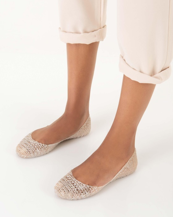 Melissa Campana Papel Brushed Flat Beige