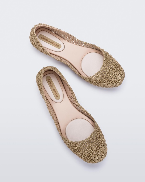 Melissa Campana Papel Flat Beige