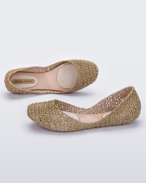 Melissa Campana Papel Flat Beige