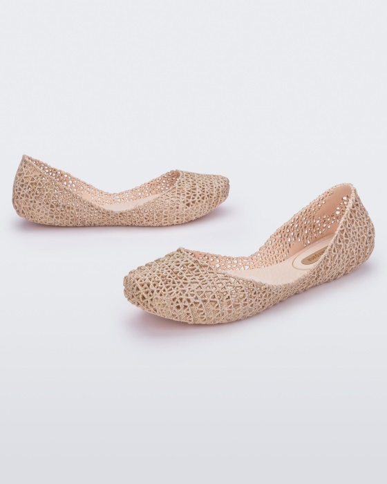Melissa Campana Papel Flat Light Gold