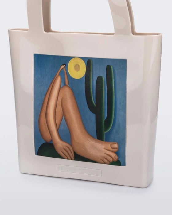 Melissa Canvas Tarsila Do Amaral Bag Beige