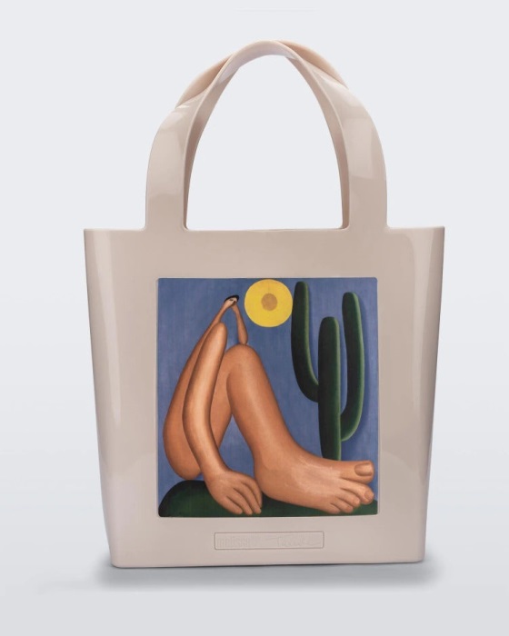Melissa Canvas Tarsila Do Amaral Bag Beige