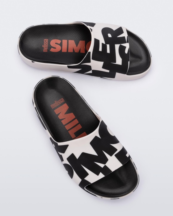 Melissa Cloud Simon Miller Slide White Logo Scramble
