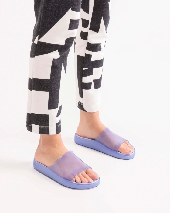 Melissa Cloud Slide Blue