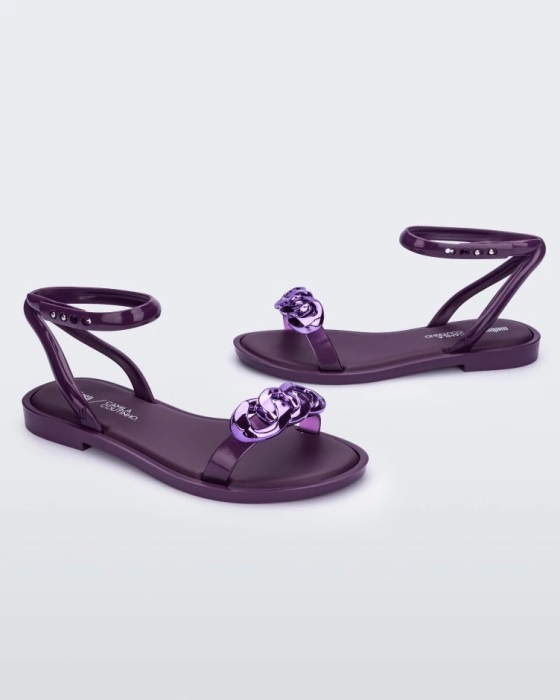 Melissa Dare Camila Coutinho Sandal Purple