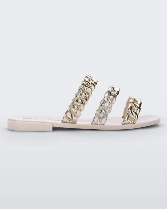Melissa Feel Camila Coutinho Slide Beige
