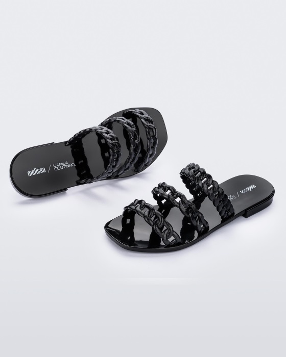 Melissa Feel Camila Coutinho Slide Black