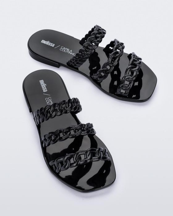 Melissa Feel Camila Coutinho Slide Black
