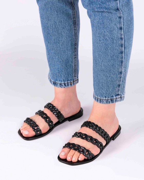 Melissa Feel Camila Coutinho Slide Black