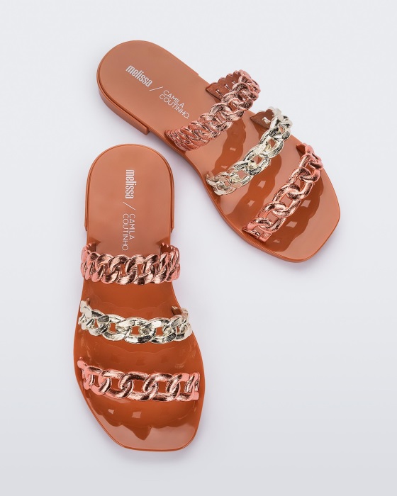Melissa Feel Camila Coutinho Slide Orange