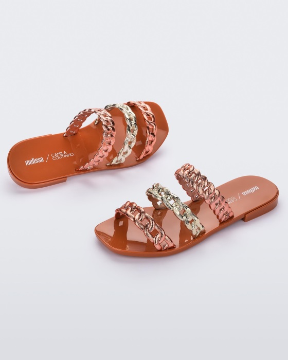 Melissa Feel Camila Coutinho Slide Orange