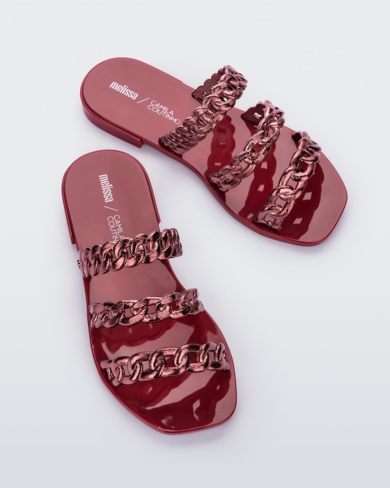 Melissa Feel Camila Coutinho Slide Red