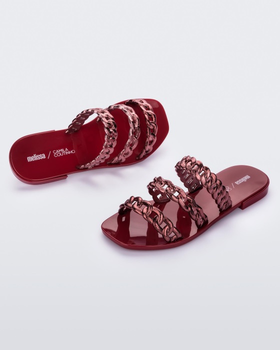 Melissa Feel Camila Coutinho Slide Red