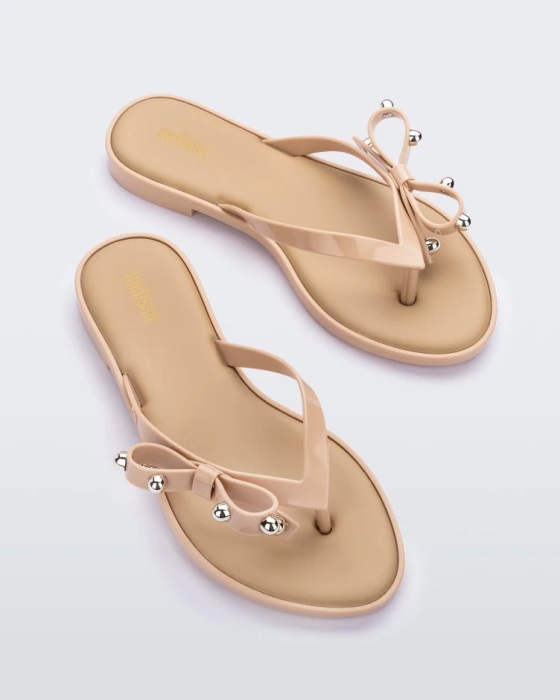 Melissa Flip Flop Slim Beige