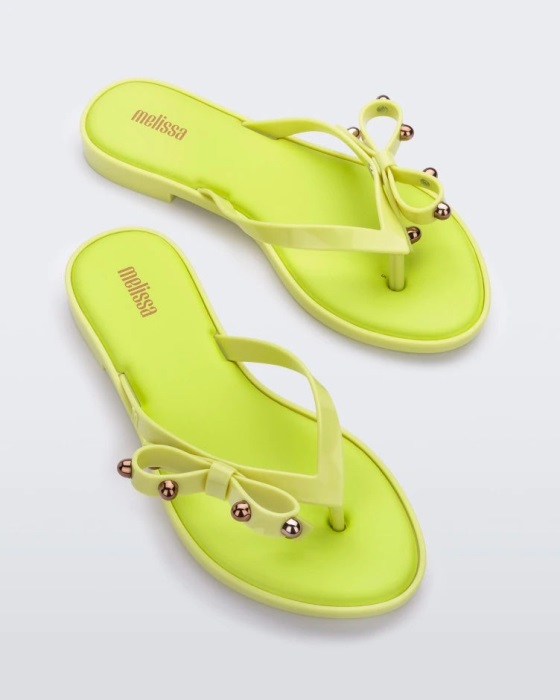 Melissa Flip Flop Slim Neon Green