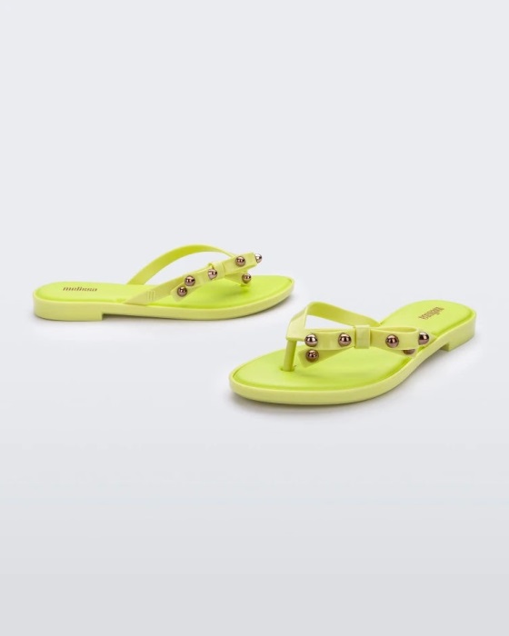 Melissa Flip Flop Slim Neon Green