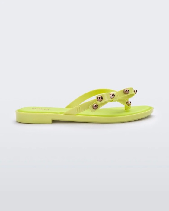 Melissa Flip Flop Slim Neon Green