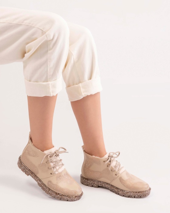 Melissa Fluffy Boot Beige