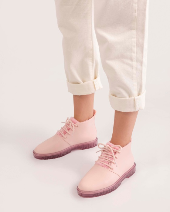 Melissa Fluffy Boot Pink