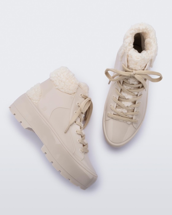 Melissa Fluffy Sneaker Beige