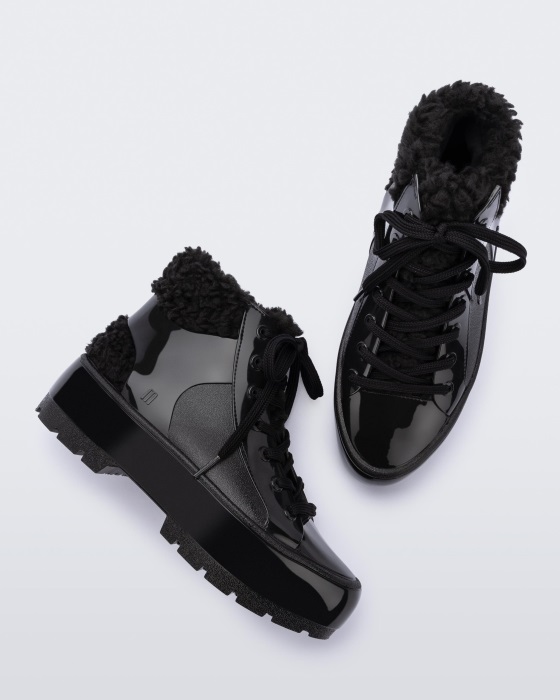 Melissa Fluffy Sneaker Black