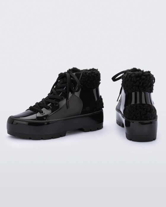 Melissa Fluffy Sneaker Black
