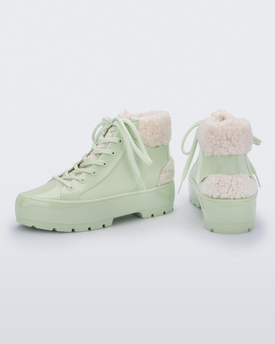 Melissa Fluffy Sneaker Green